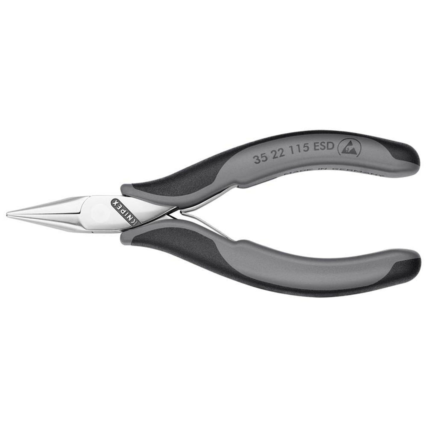 KNIPEX Flachrundzange ESD 11,5 cm | 35 22 115 ESD