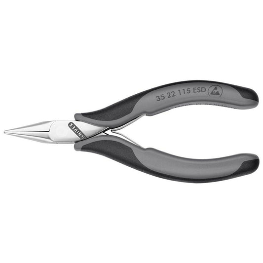 KNIPEX Flachrundzange ESD 11,5 cm | 35 22 115 ESD