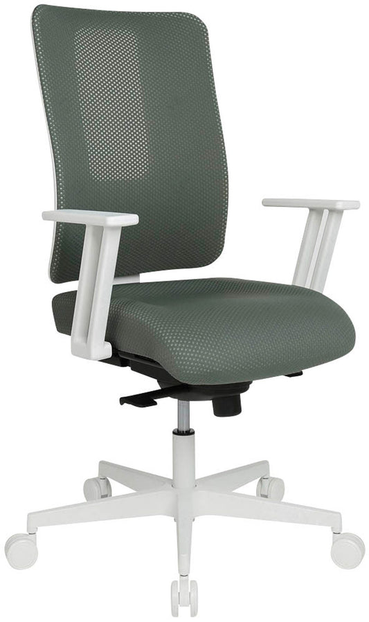 Topstar Bürostuhl Sitness Life 50, Stoff, Gestell weiß