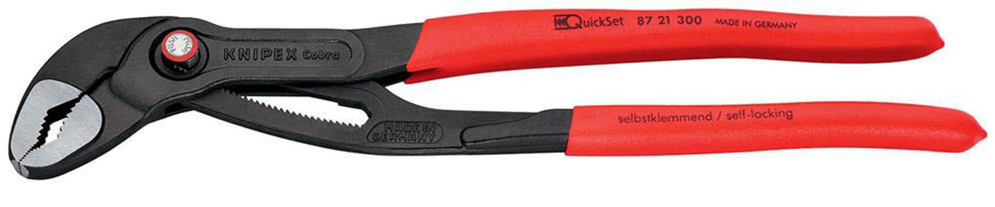 KNIPEX Wasserpumpenzange Cobra® QuickSet poliert