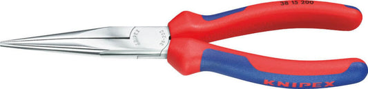 KNIPEX Flachrundzange verchromt, 20,0 cm