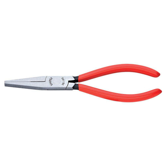 KNIPEX Feinmechanikerzange poliert, flach-breite Backen 19,0 cm | 38 41 190