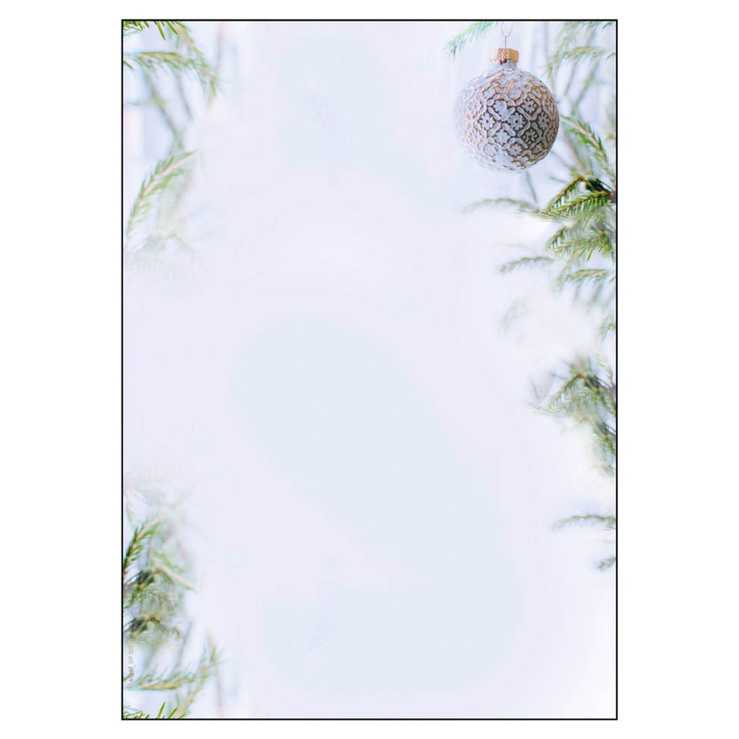 SIGEL Weihnachtsbriefpapier Winter Mood Motiv DIN A4 90 g/qm | DP302 | 1 Pack = 100 Blatt