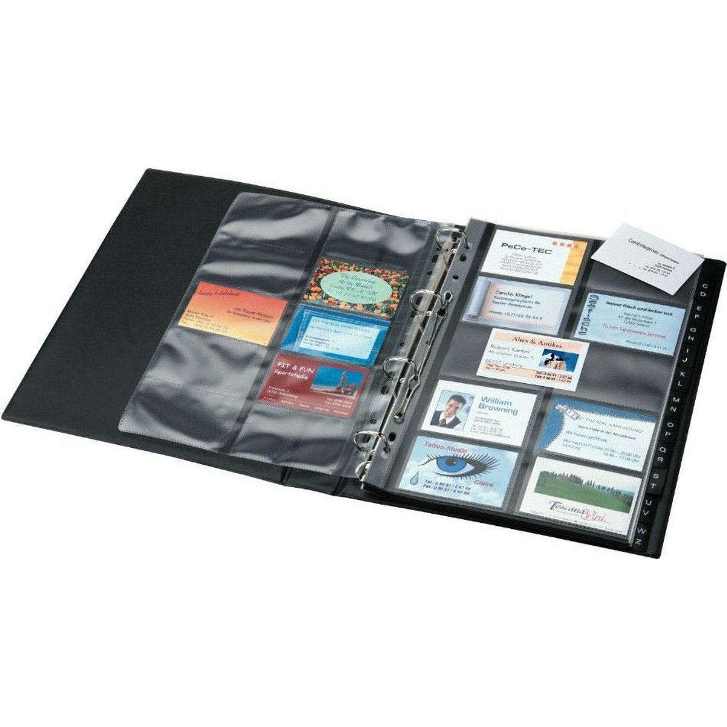 SIGEL Visitenkartenhüllen 90 x 58 mm transparent glatt | VZ351 | 1 Pack = 10 St.