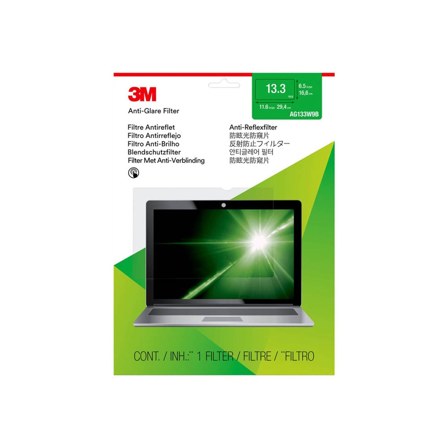 3M Blendschutzfilter für 33,8 cm (13,3 Zoll) | 7100142922