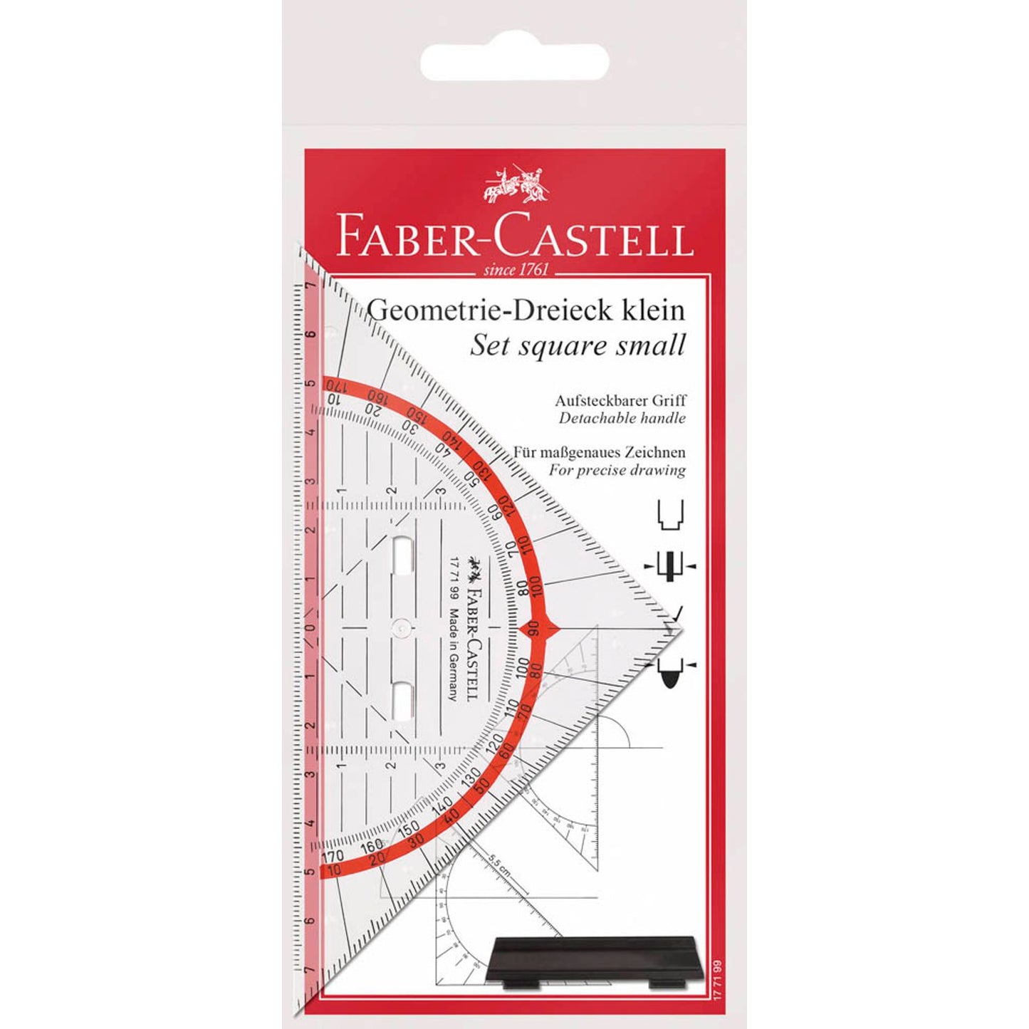 FABER-CASTELL Geometrie-Dreieck 16,0 cm | 177199