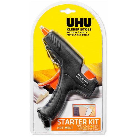 UHU Starter Kit Hot Melt Heißklebepistole schwarz | 48365