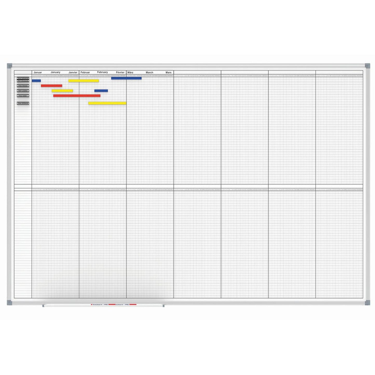 MAUL office Jahresplaner, blanko 150,0 x 100,0 cm | 6466784
