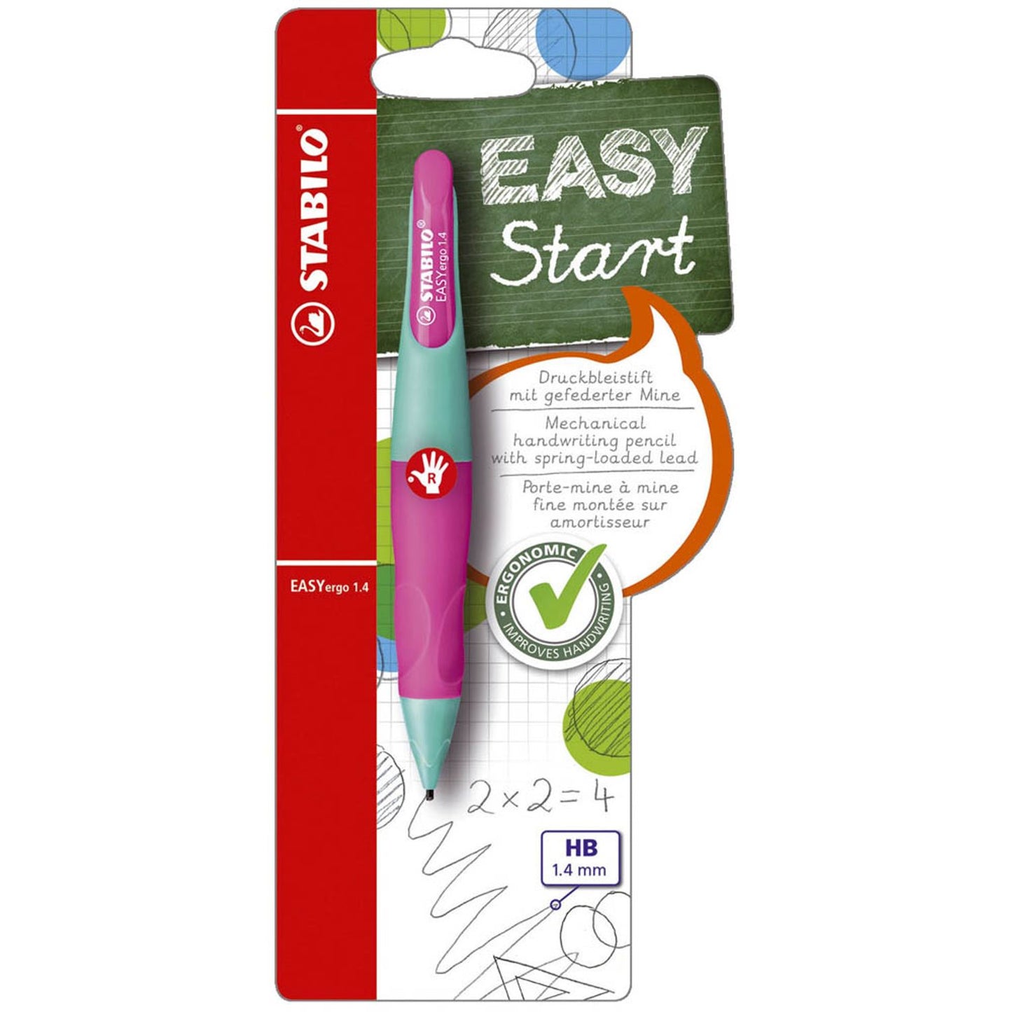 STABILO EASYergo Druckbleistift grün HB 1,4 mm | B-46899-5