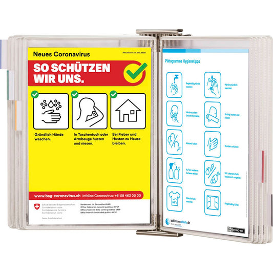 tarifold Sichttafelsystem Sterifold DIN A4 weiß mit . Sichttafeln | 414562