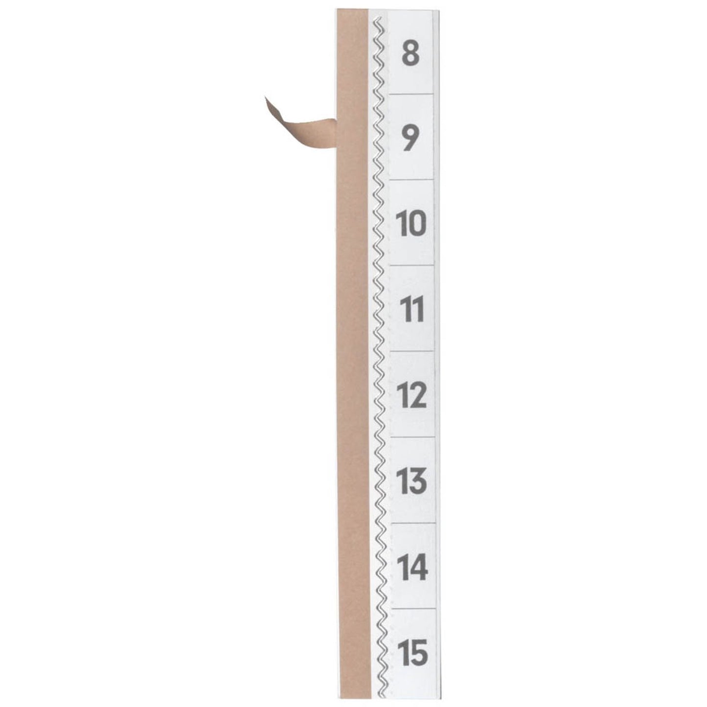 DURABLE Vollsichtreiter selbstklebend TABFIX transparent | 8402-19 | 1 Pack = 5 St.