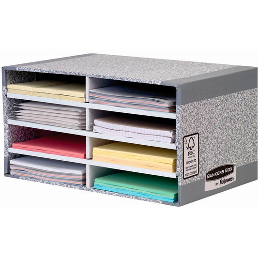 Fellowes Sortierstation grau mit 8 Fächer | 08750EU