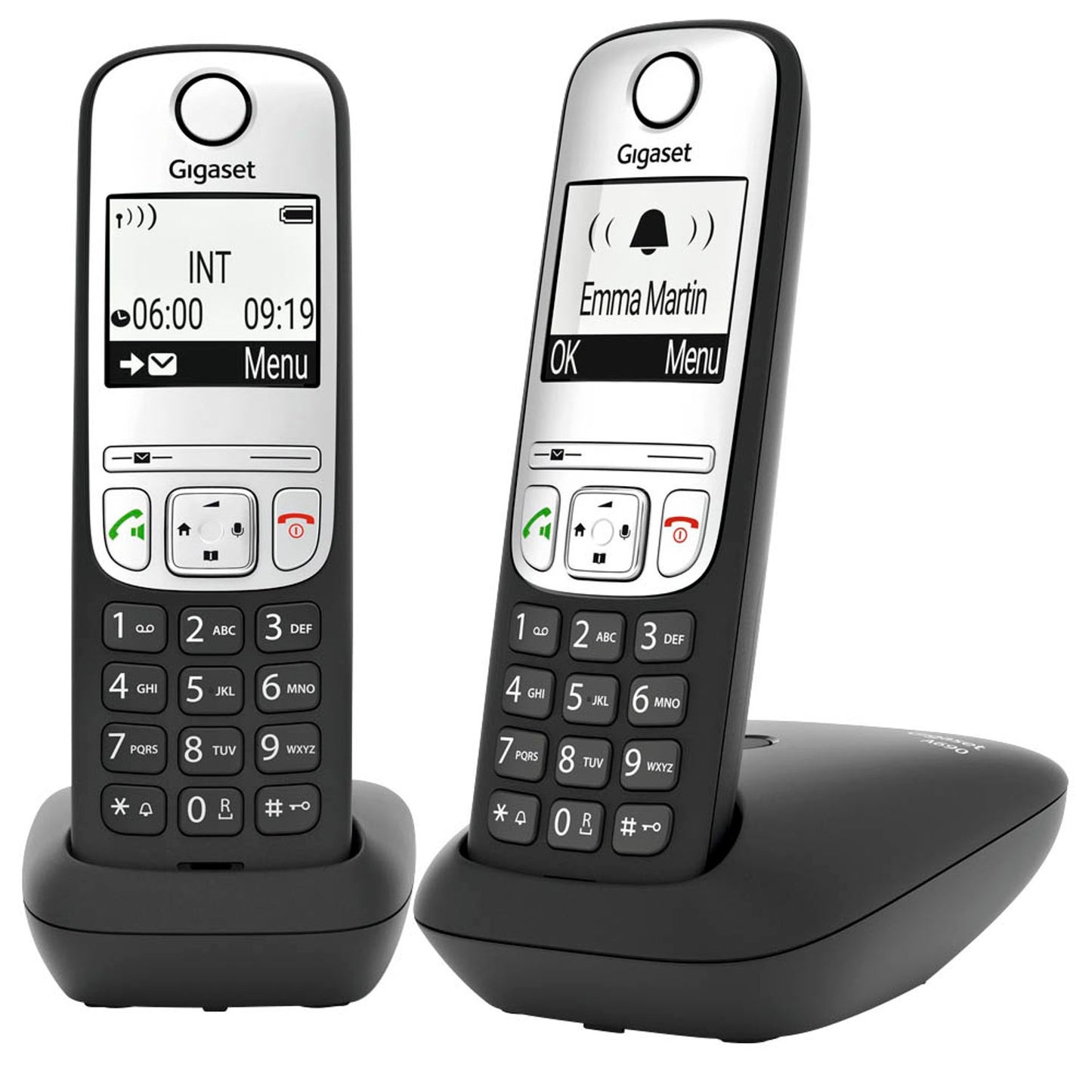 Gigaset A690 Duo Schnurloses Telefon-Set schwarz | L36852-H2810-B101