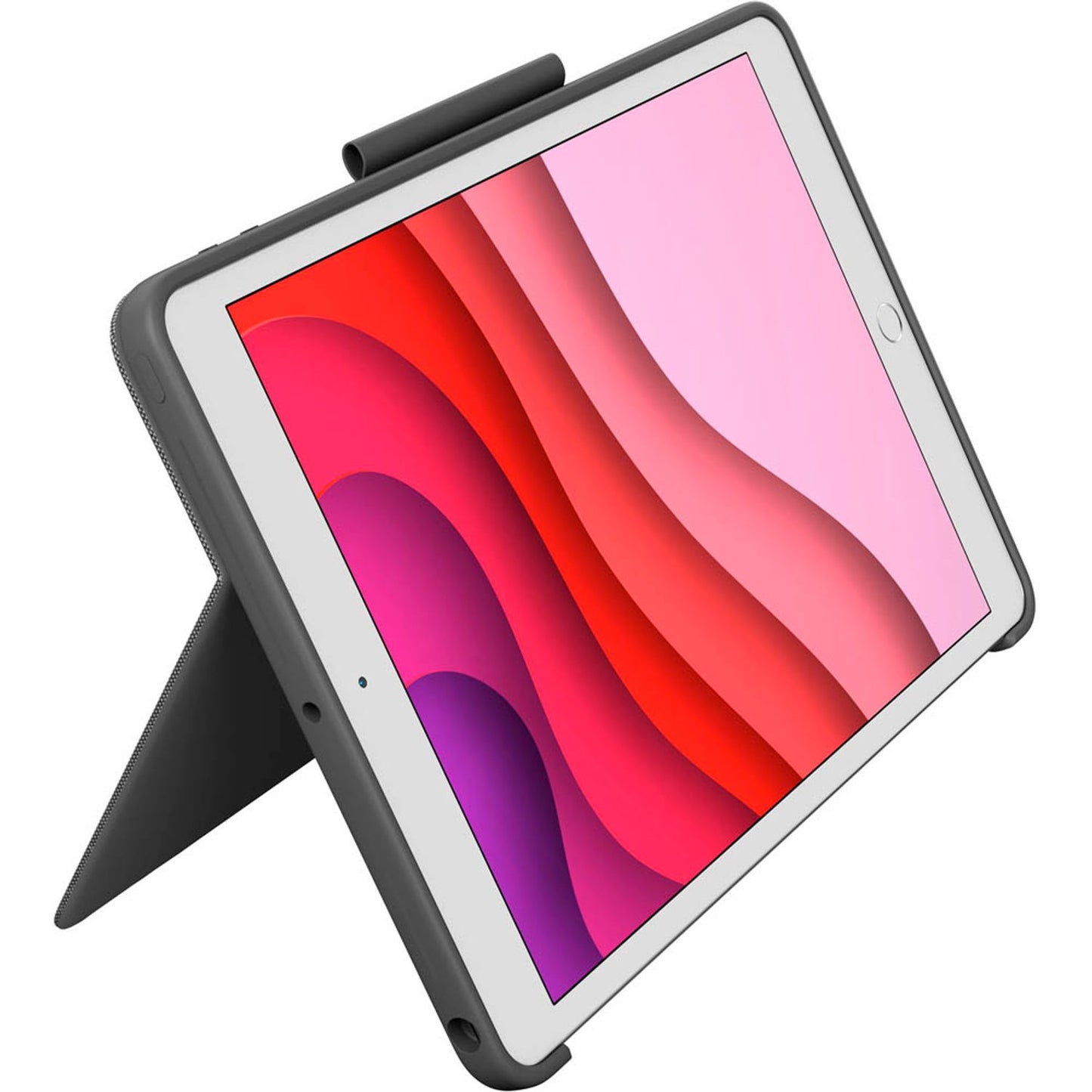 Logitech COMBO TOUCH Tablet-Tastatur schwarz geeignet für Apple iPad 7. Gen (2019), Apple iPad 8. Gen (2020), Apple iPad 9. Gen (2021) | 920-009624