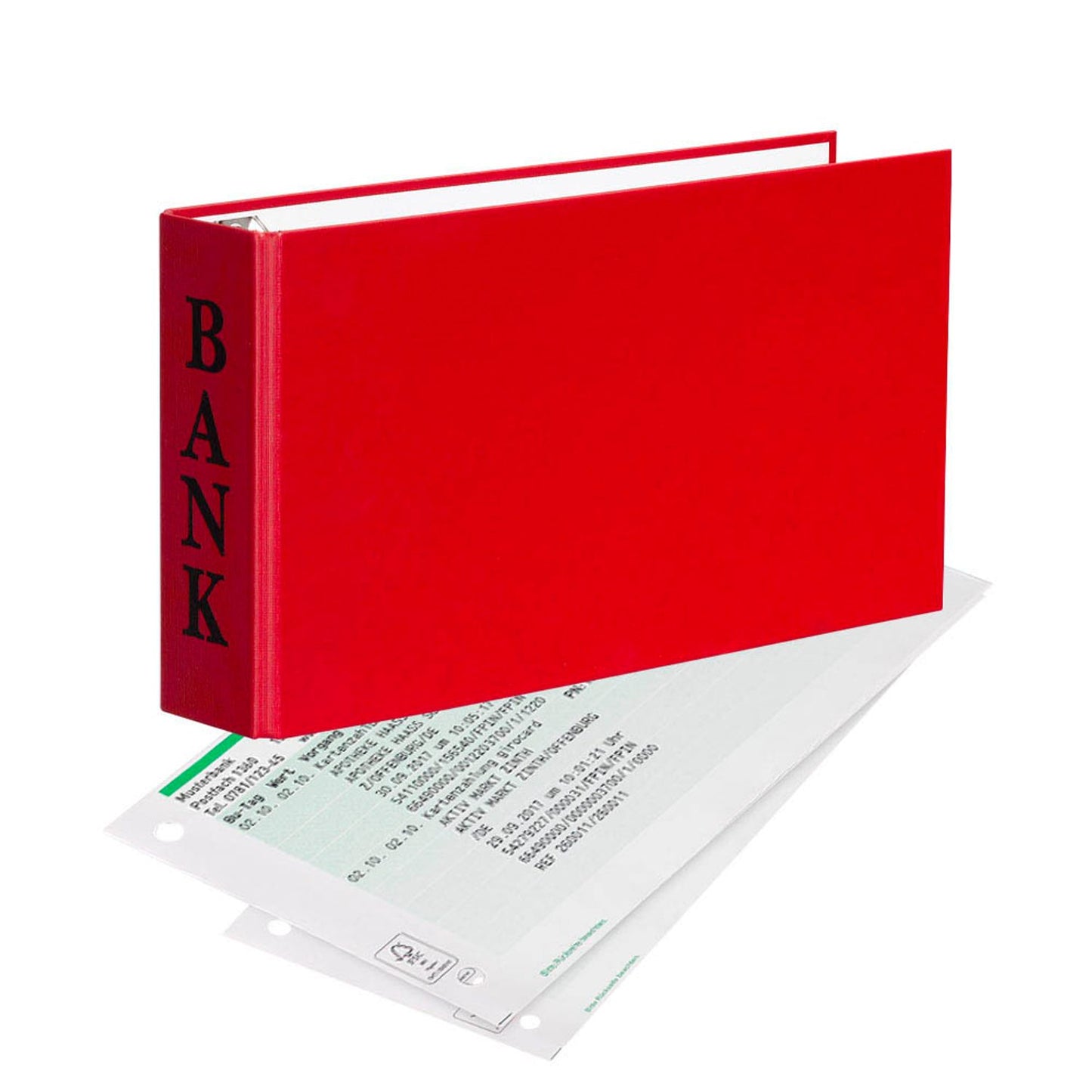VELOFLEX Bankringbuch 2-Ringe 4,5 cm DIN A6 quer