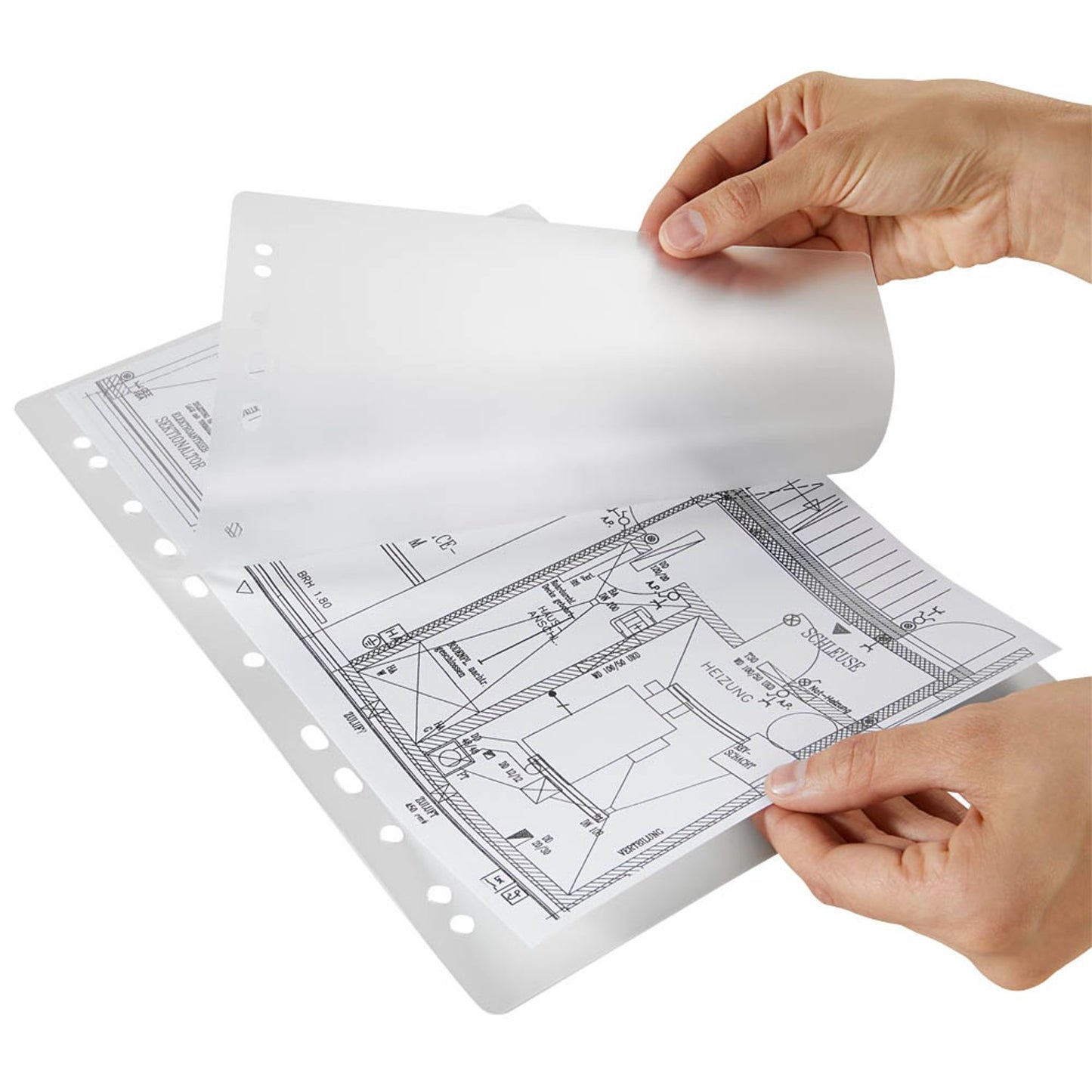 GENIE Laminierfolien glänzend für A4 125 micron Universal-Lochung | 11963 | 1 Pack = 25 St.