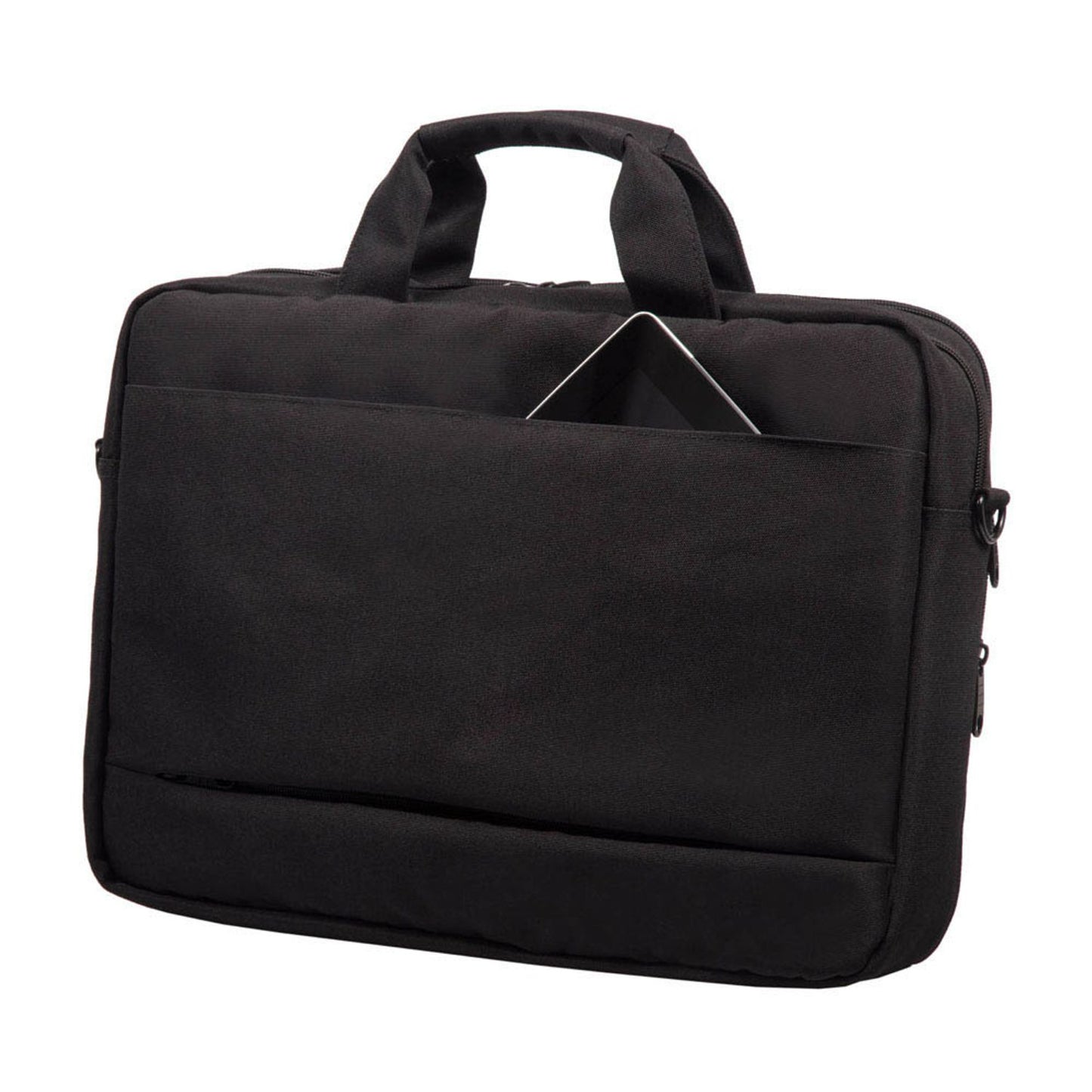 STOP® OCEAN PLASTIC Laptoptasche RPET Kunstfaser schwarz bis 43,2 cm (17 Zoll) | 46202