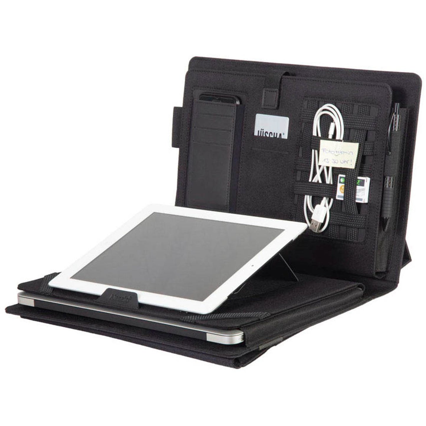 Alassio Laptoptasche Mobile Office FIORI Kunstfaser anthrazit bis 33,8 cm (13,3 Zoll) | 30130