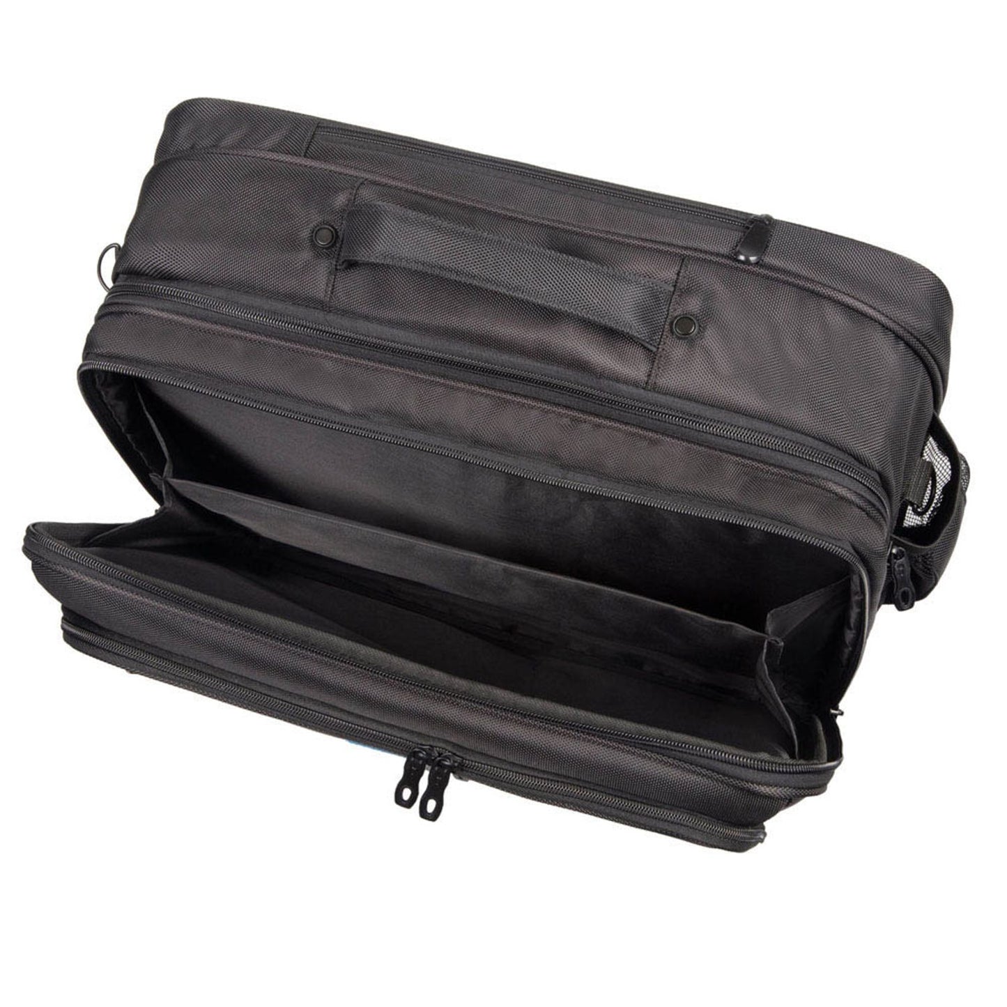STOP® OCEAN PLASTIC Laptop-Trolley RPET Kunstfaser schwarz 45,0 x 23,0 x 38,0 cm | 46215