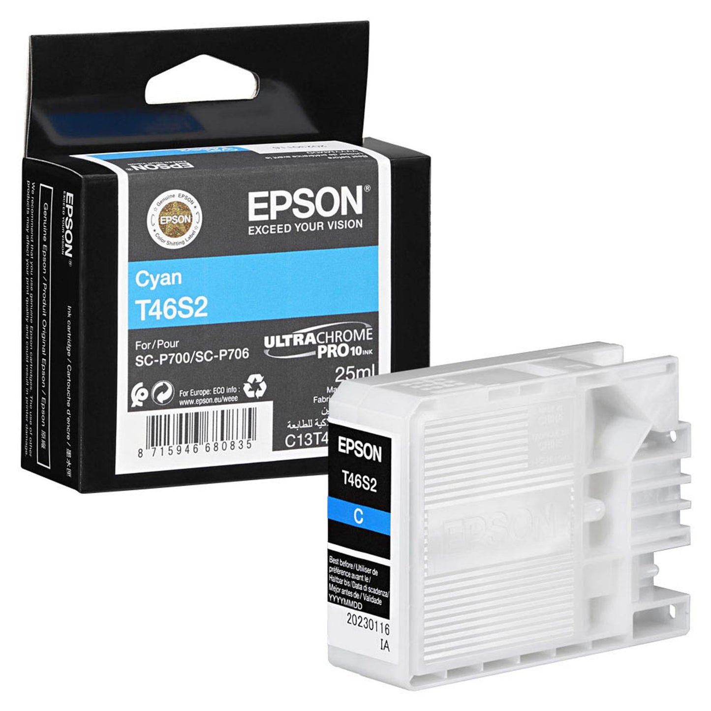 EPSON T46S2 cyan Druckerpatrone | C13T46S200