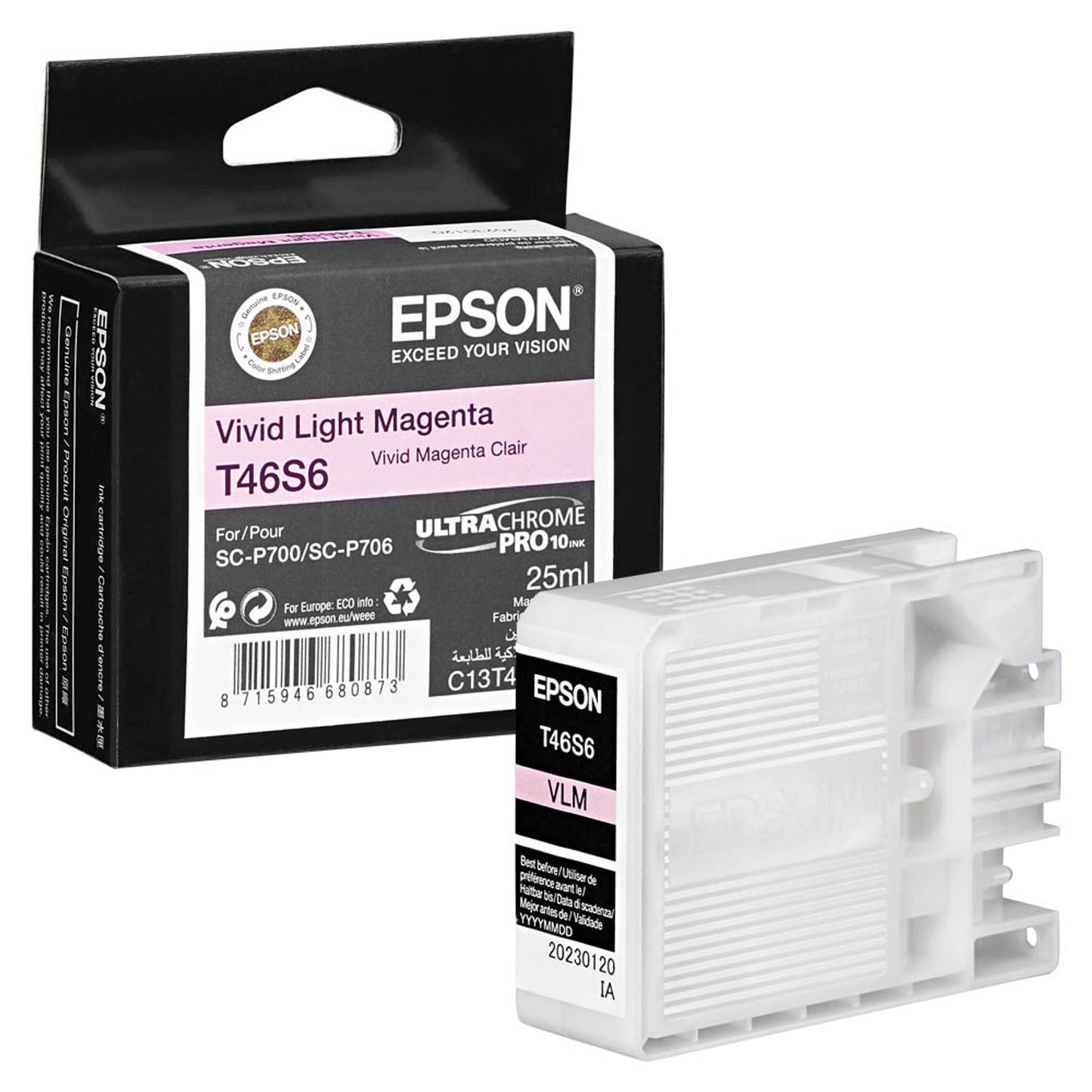 EPSON T46S6 vivid light magenta Druckerpatrone | C13T46S60N