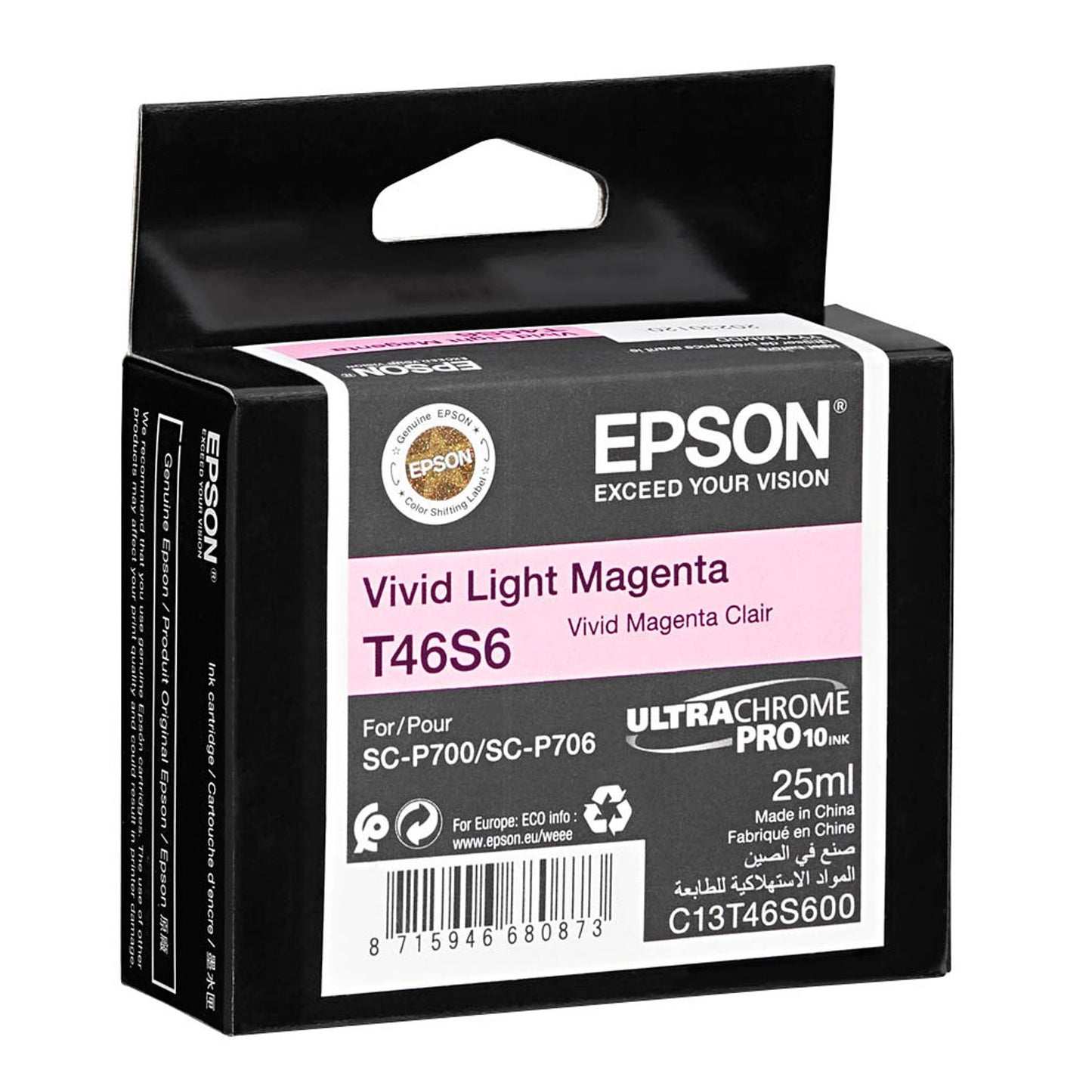 EPSON T46S6 vivid light magenta Druckerpatrone | C13T46S60N