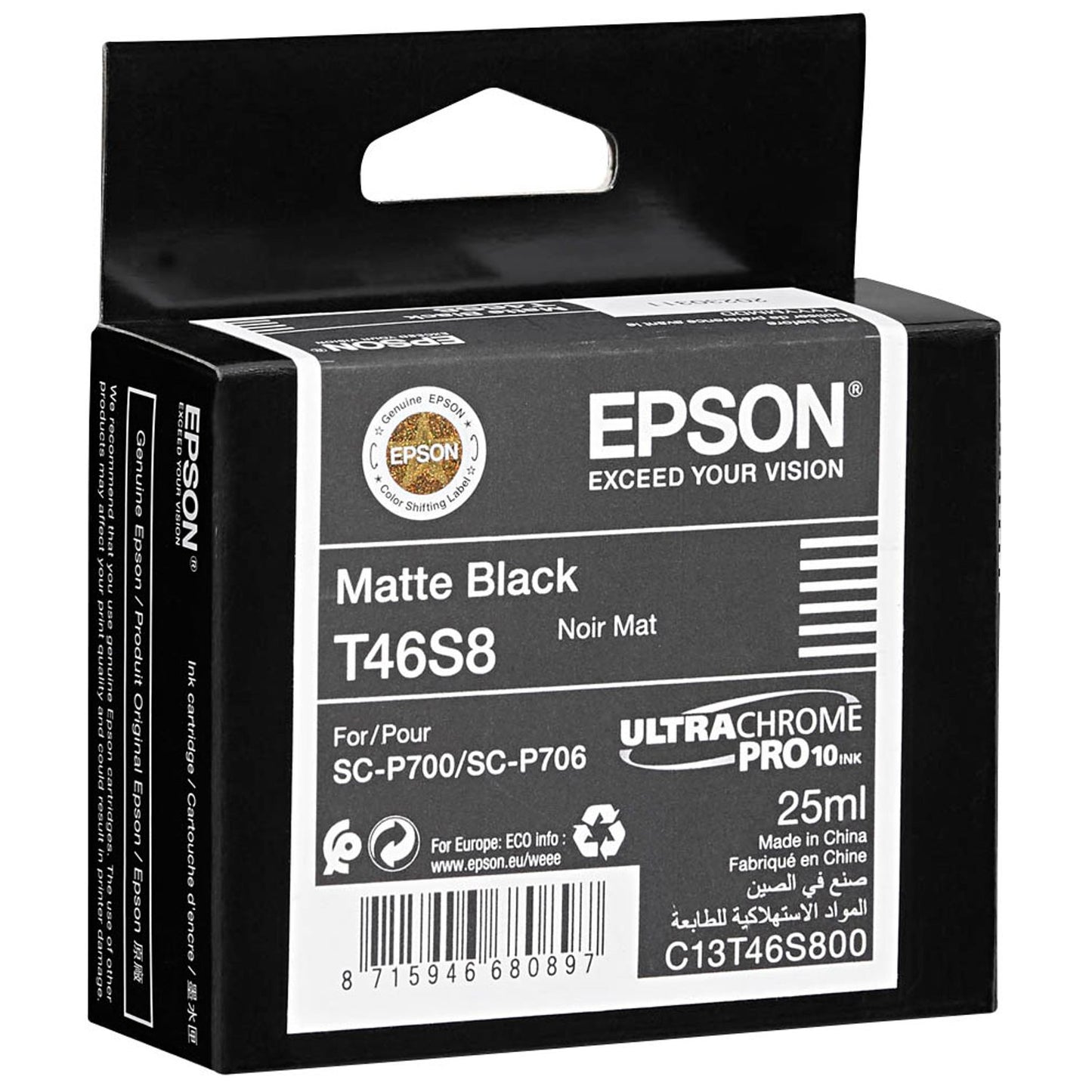 EPSON T46S8 mattschwarz Druckerpatrone | C13T46S80N