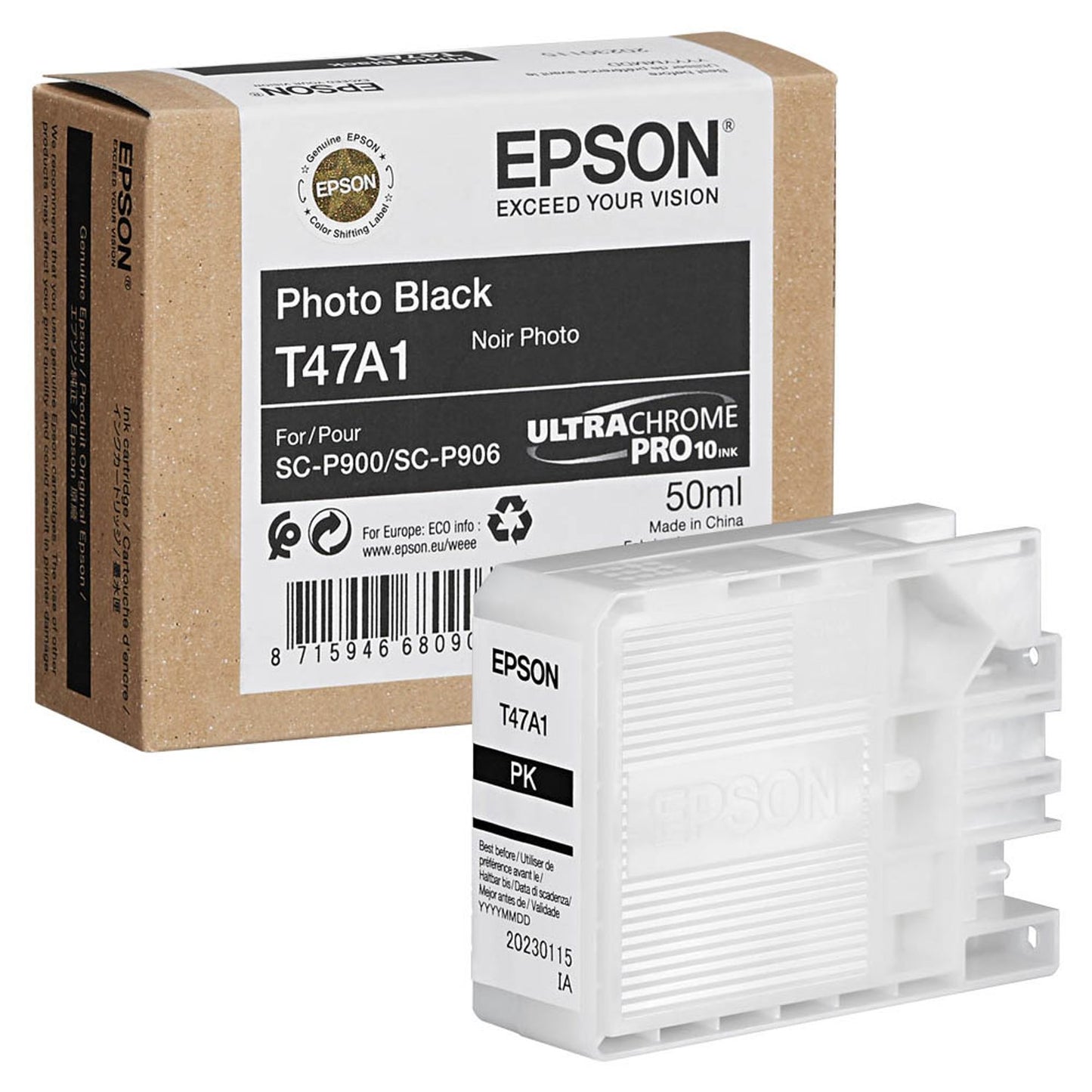 EPSON T47A1 Foto schwarz Druckerpatrone | C13T47A100