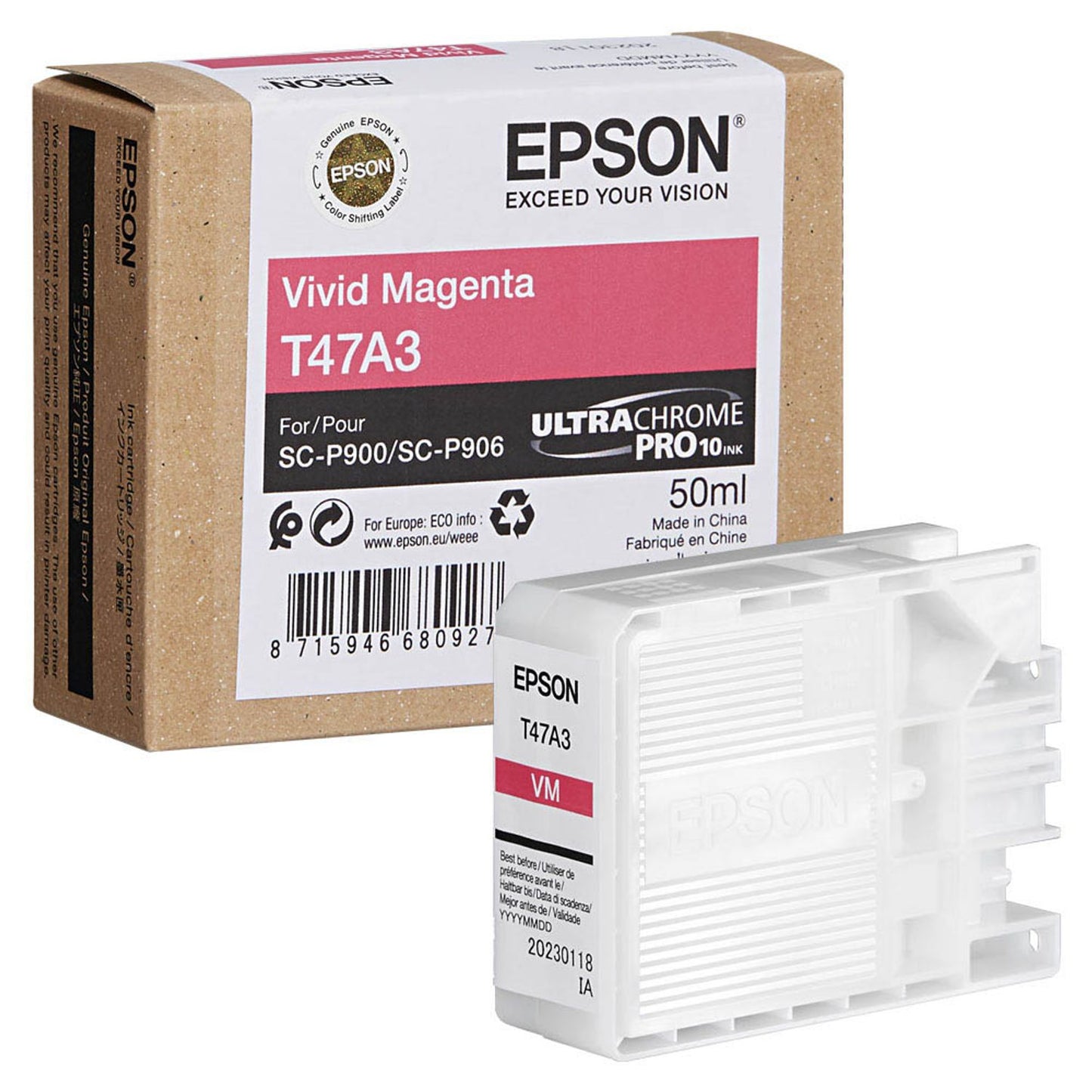 EPSON T47A3 vivid magenta Druckerpatrone | C13T47A30N