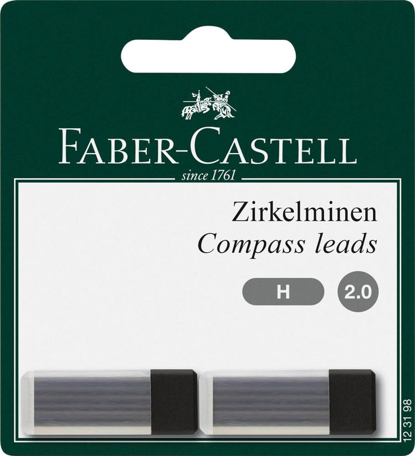 FABER-CASTELL 123121 Zirkelminen H 2,0 mm