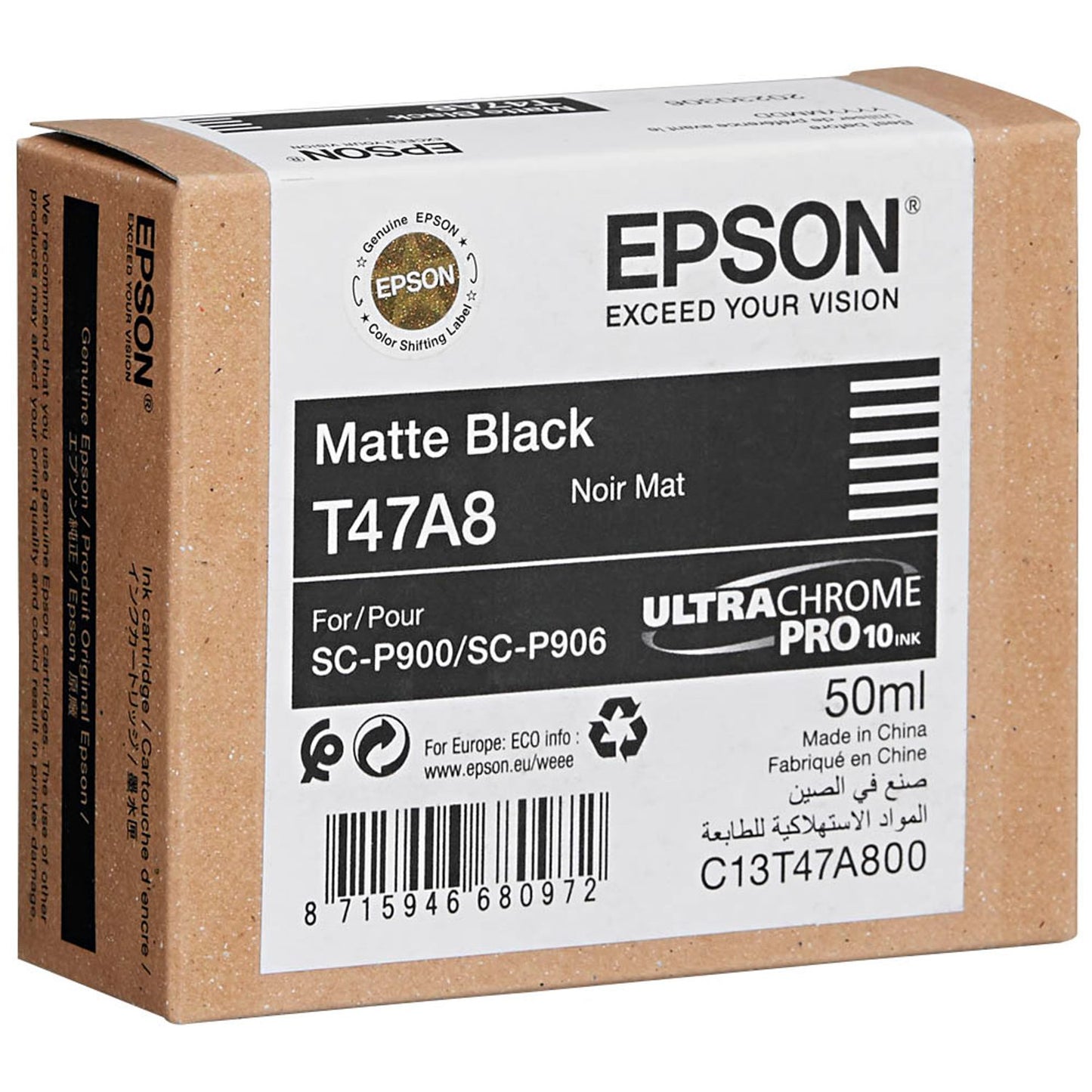 EPSON T47A8 mattschwarz Druckerpatrone | C13T47A80N
