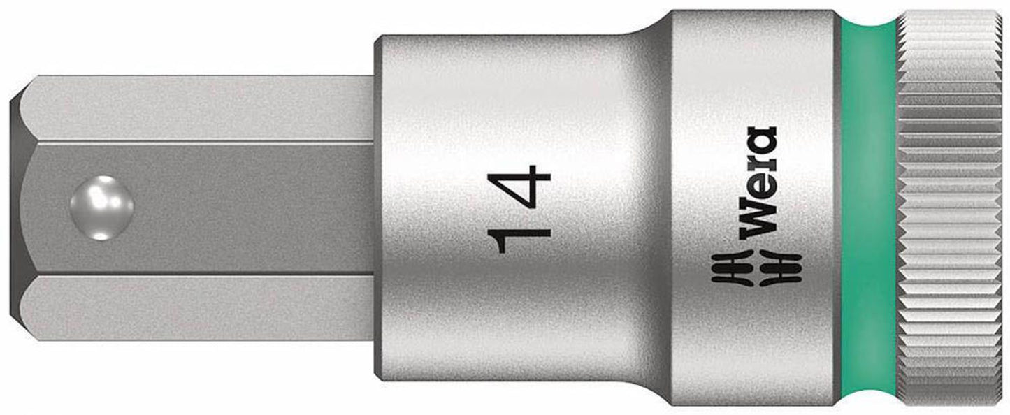 Wera 1/2" Zyklop mit Haltefunktion kurz Steckschlüsseleinsatz Länge: 60,0 mm