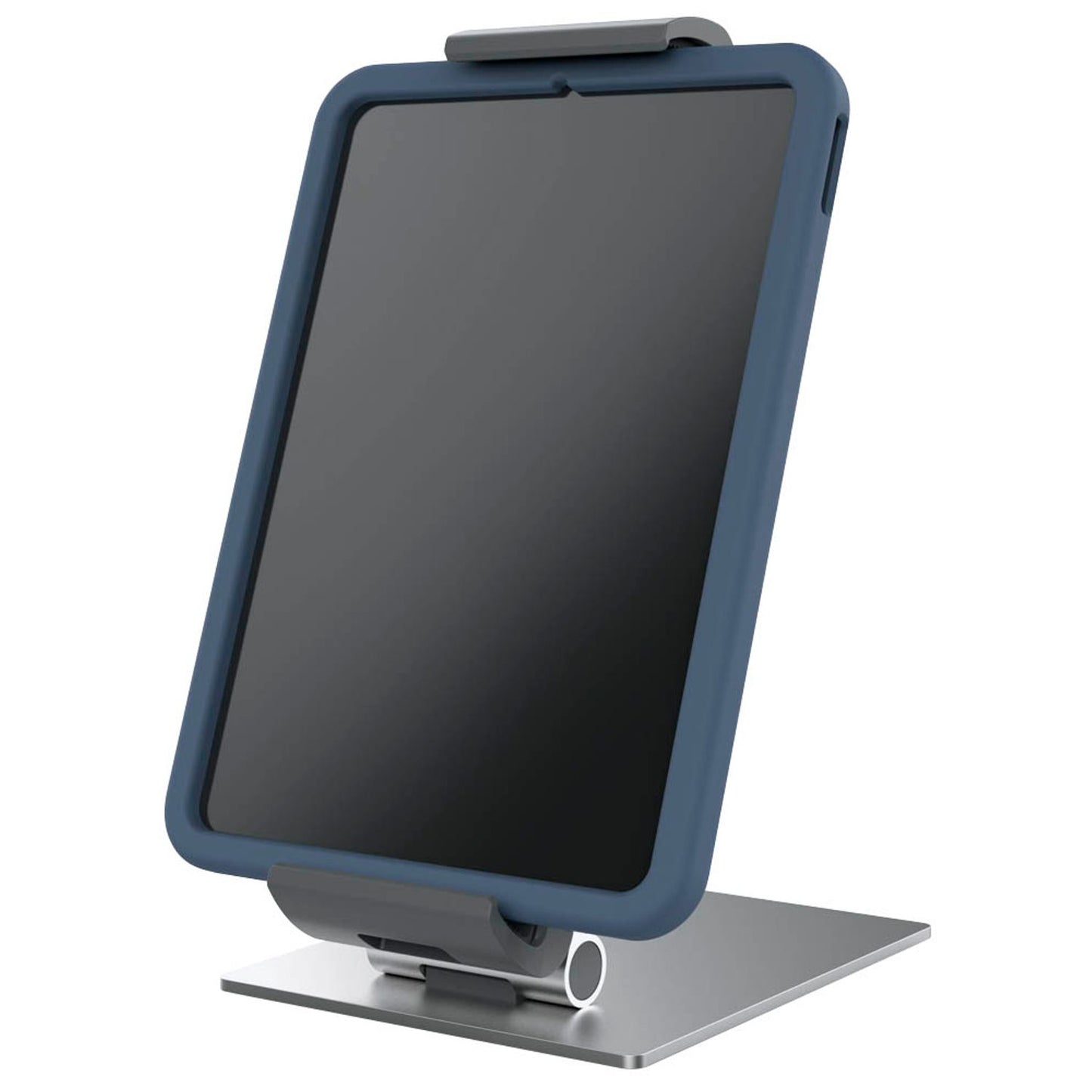 DURABLE Tablet-Halterung Table XL silber, schwarz für 1 Tablet, Tischbohrung | 893723