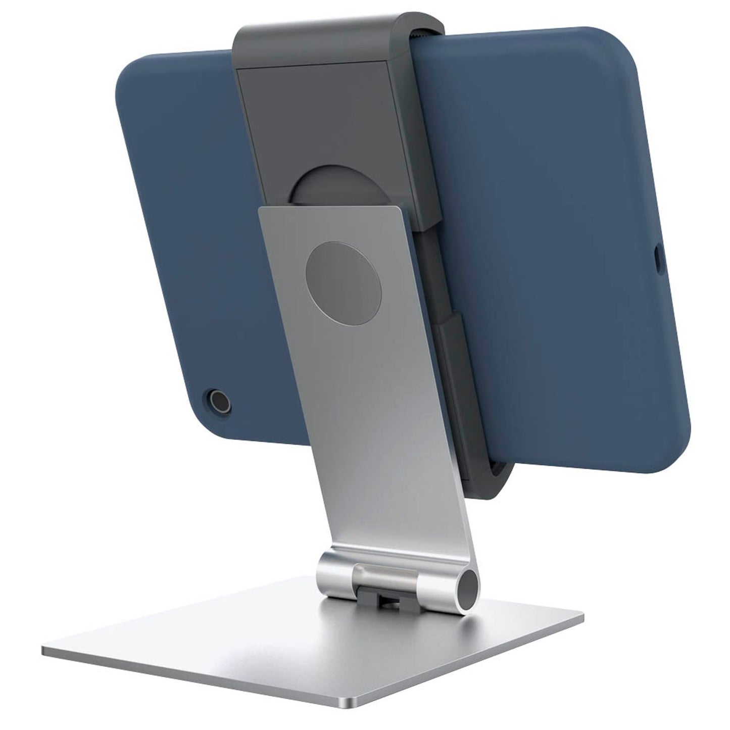 DURABLE Tablet-Halterung Table XL silber, schwarz für 1 Tablet, Tischbohrung | 893723