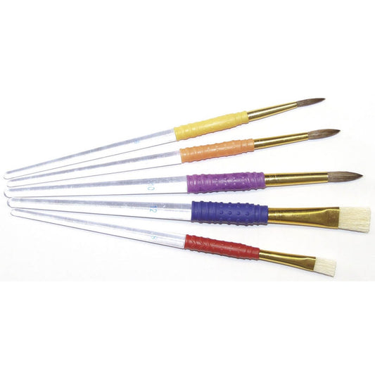 neutral Grippy Pinsel-Set Größe 4, 6, 8,10, 12, 5-teilig | 3102380 | 1 Pack = 5 St.