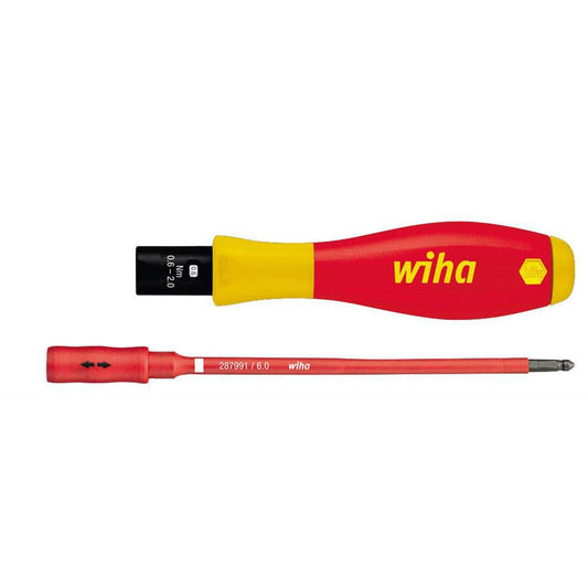 wiha Drehmoment-Schraubendreher TorqueVario®-S VDE | 26626