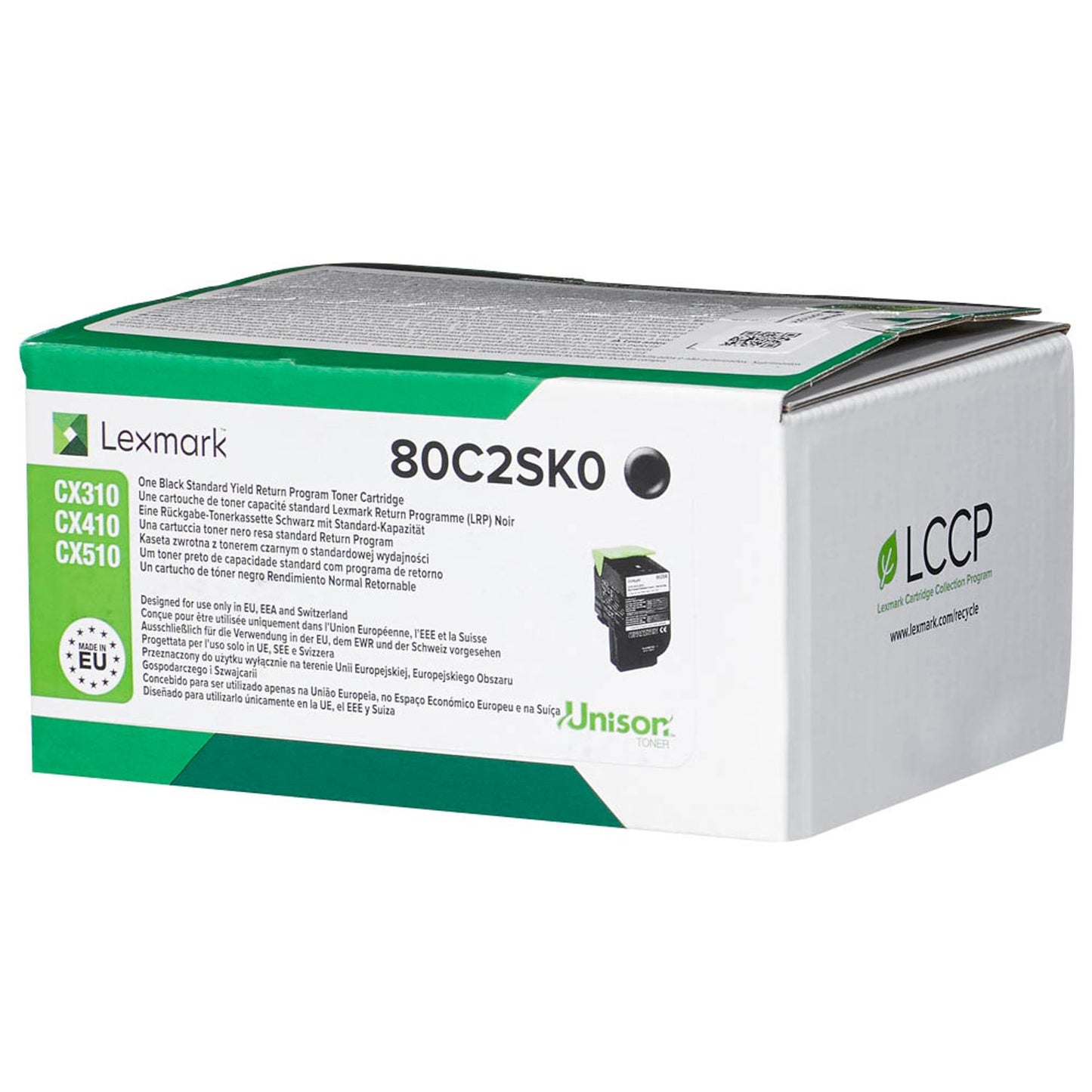 Lexmark schwarz Toner | 80C2SK0
