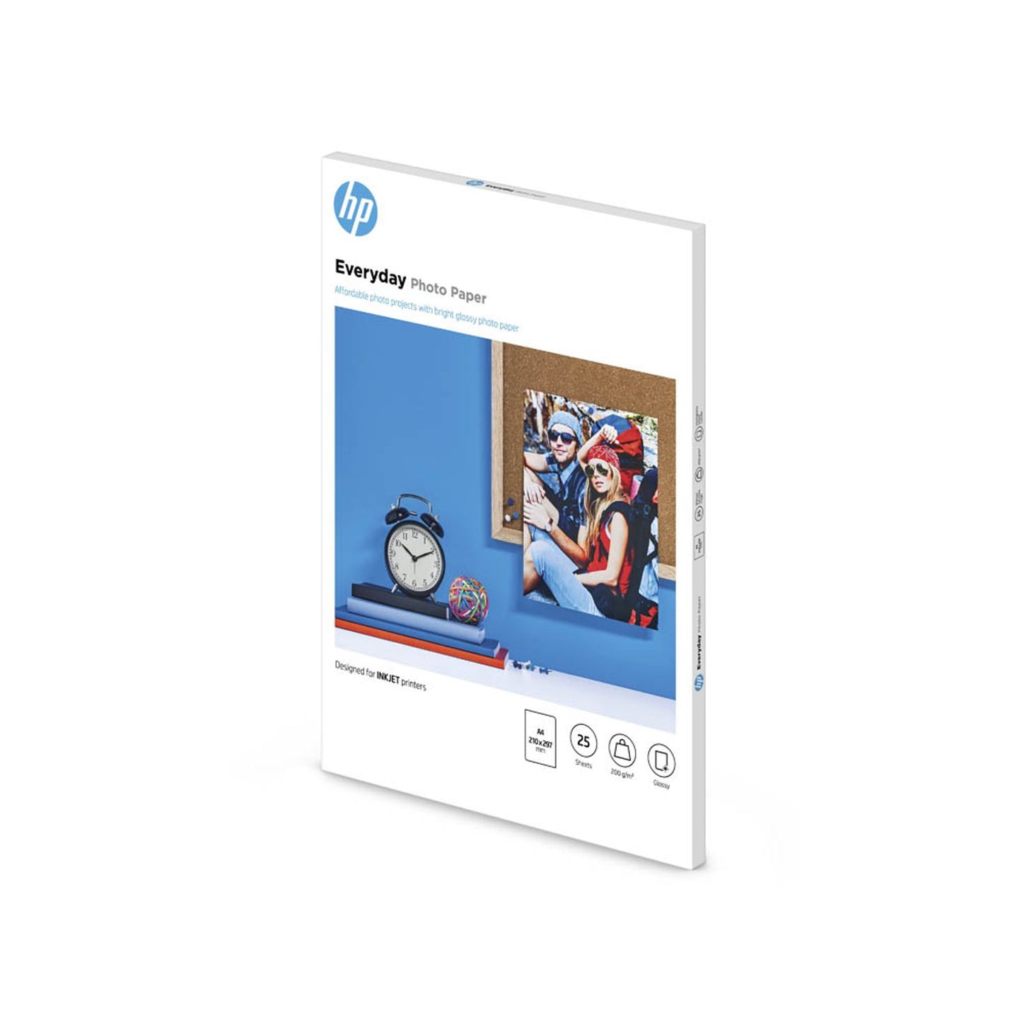 HP Fotopapier DIN A4 glänzend 200 g/qm | Q5451A | 1 Pack = 25 Blatt