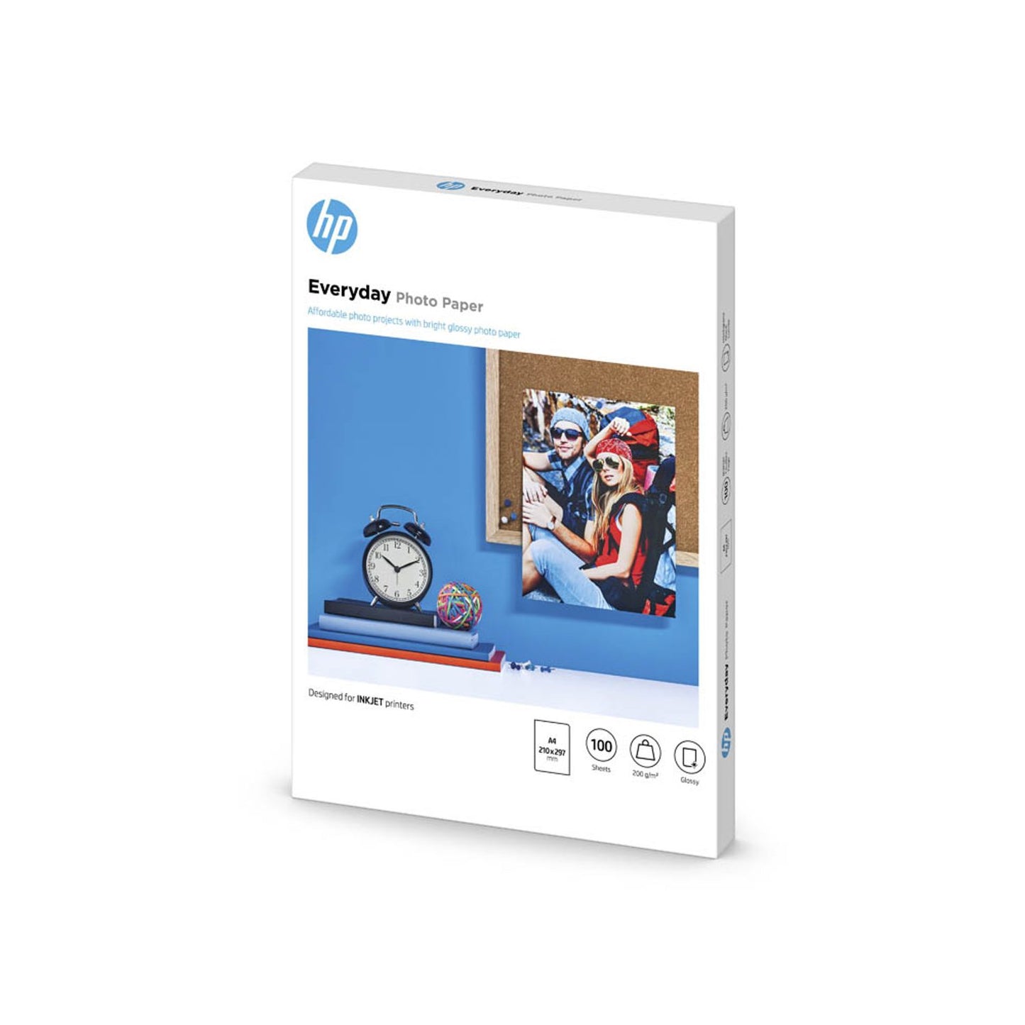 HP Fotopapier DIN A4 glänzend 200 g/qm | Q2510A | 1 Pack = 100 Blatt