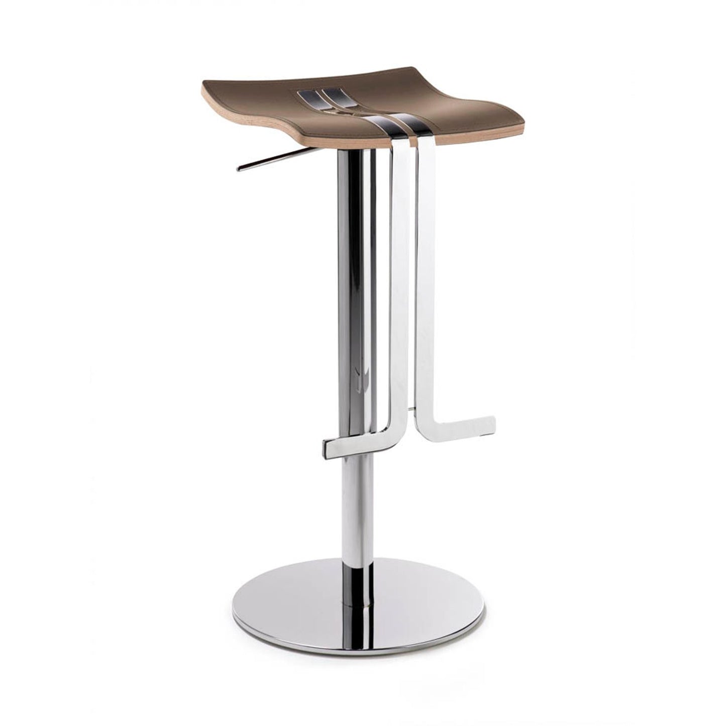 Mayer Barhocker myWAVE mocca Leder | 1208 01 85