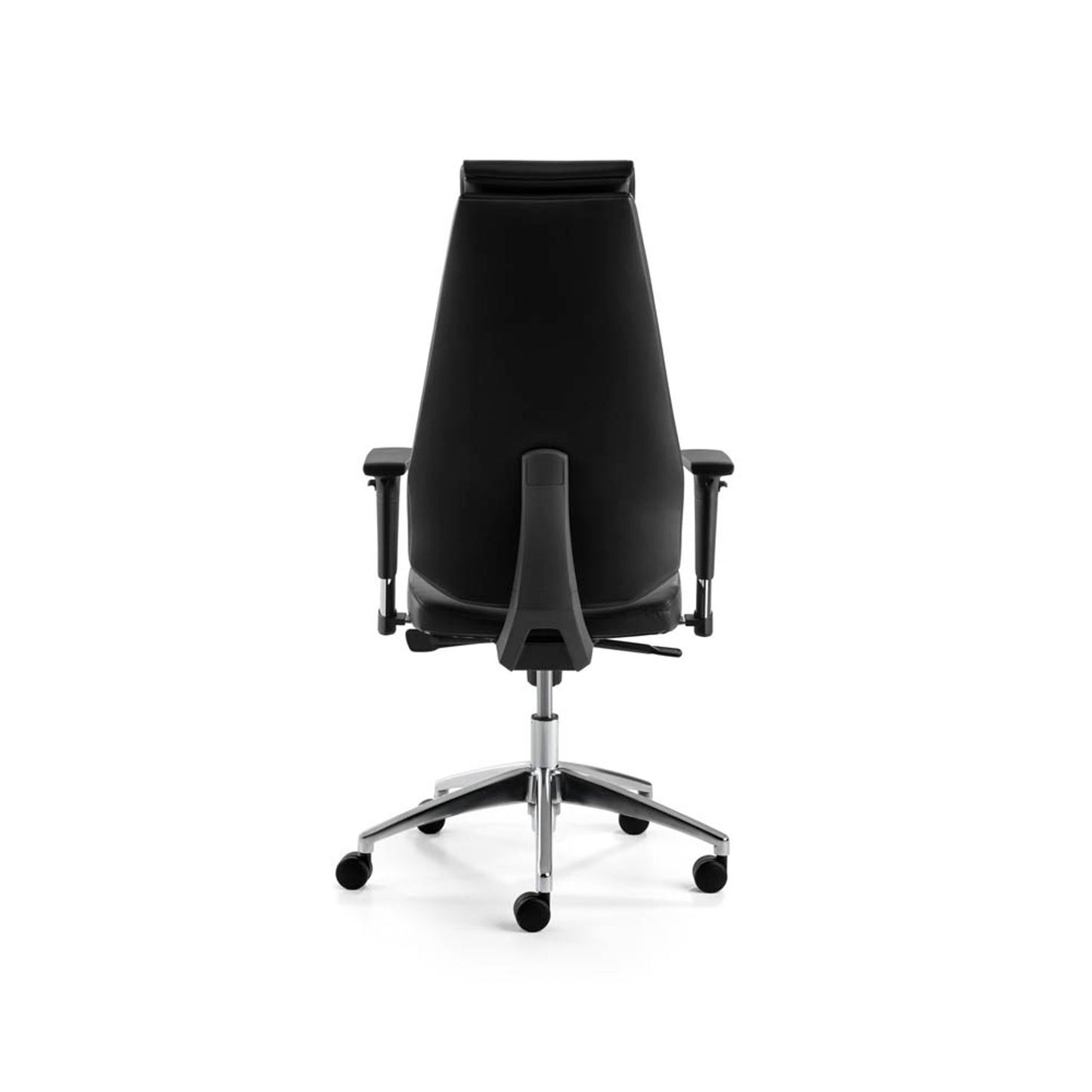 Mayer Bürostuhl myBESTMIND, Leder schwarz, Gestell alu | 2462