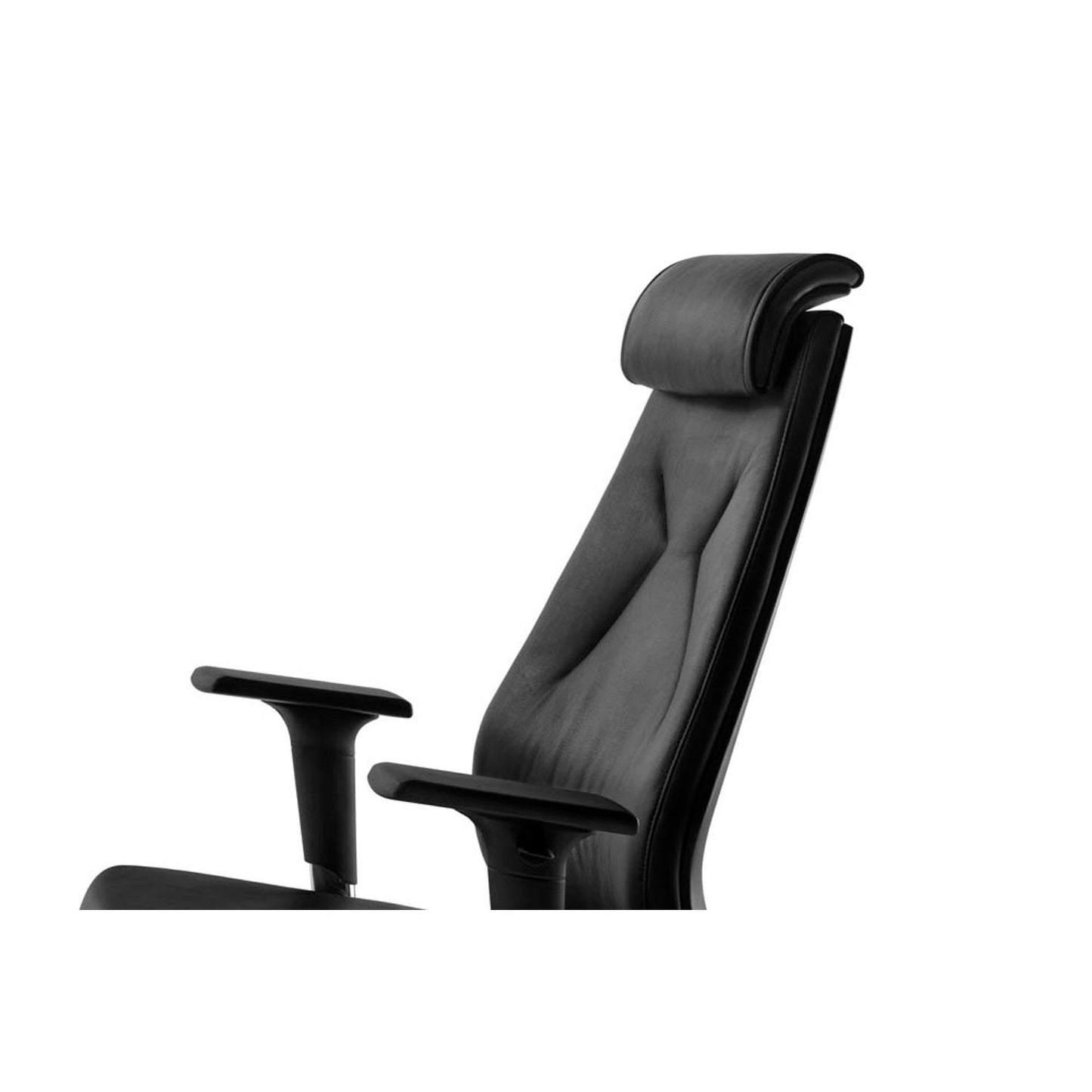 Mayer Bürostuhl myBESTMIND, Leder schwarz, Gestell alu | 2462