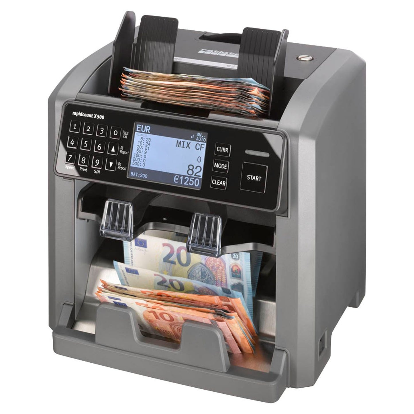 ratiotec Banknotenzähler rapidcount X500 | 946361