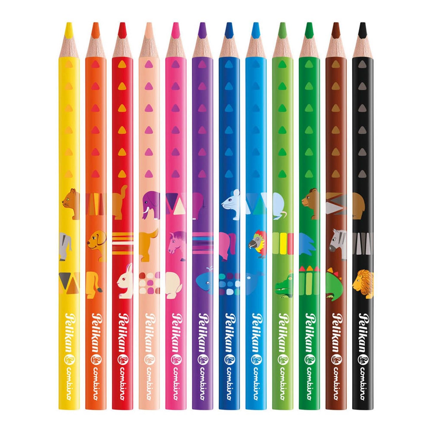 Pelikan Combino Buntstifte farbsortiert | 100401660 | 1 Pack = 12 St.