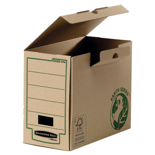 Bankers Box Archivboxen Earth Series braun 15,3 x 31,9 x 25,4 cm | 4470301 | 1 Pack = 20 St.