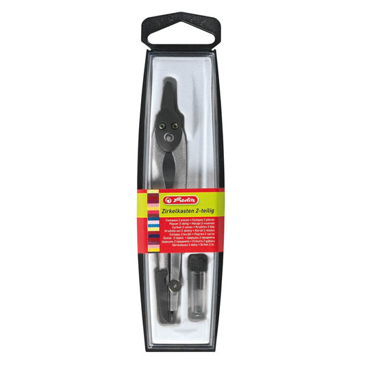 herlitz Zirkel schwarz, silber | 300001321