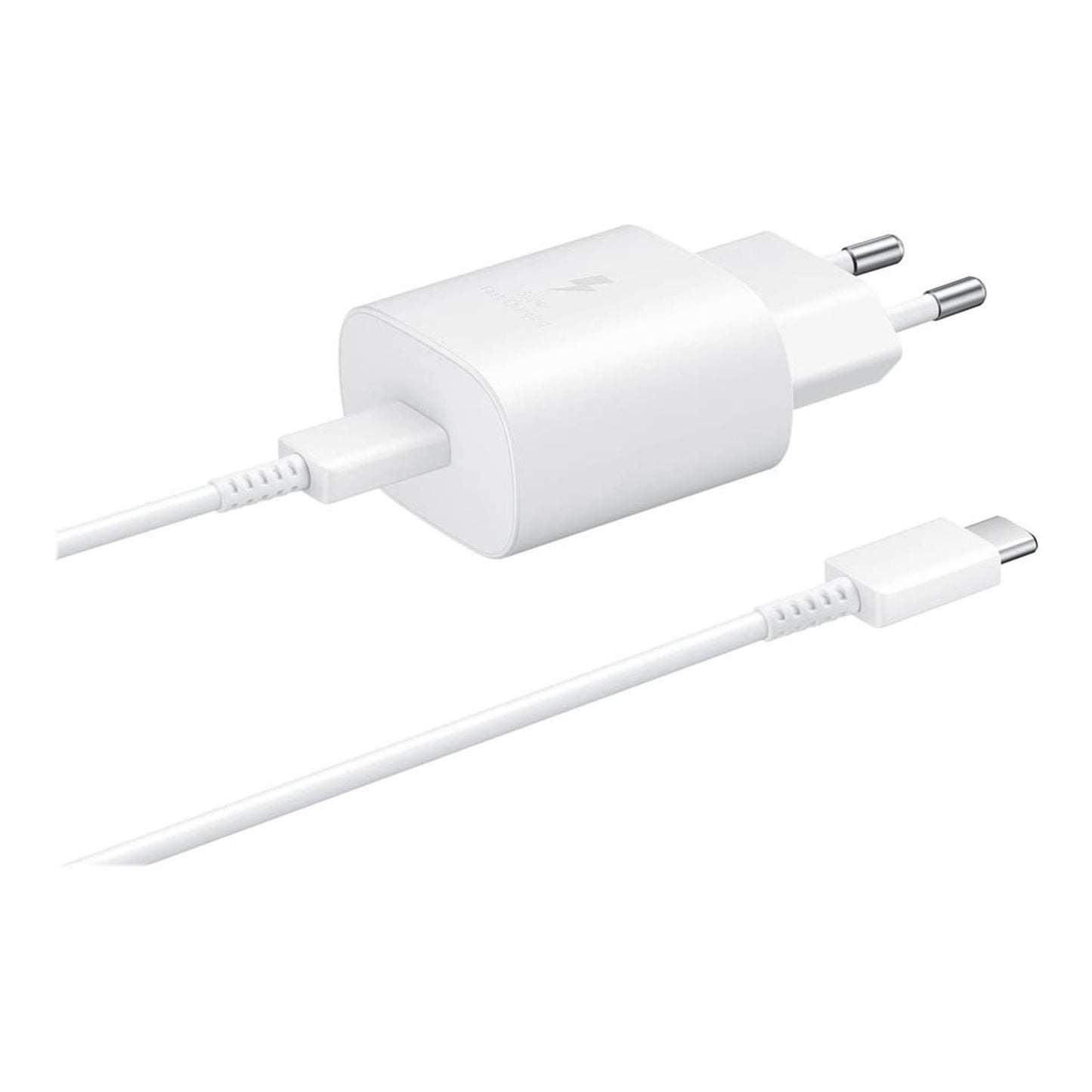SAMSUNG Ladekabel mit Adapter weiß, Kabellänge: 1,0 m, 25 Watt | EP-TA800XWEGWW