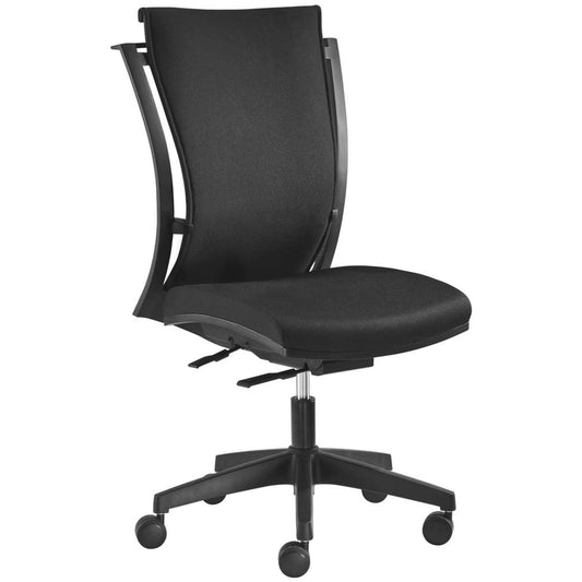 Mayer Bürostuhl myULTIMATE FLEX, Stoff schwarz, Gestell schwarz | 2457 556