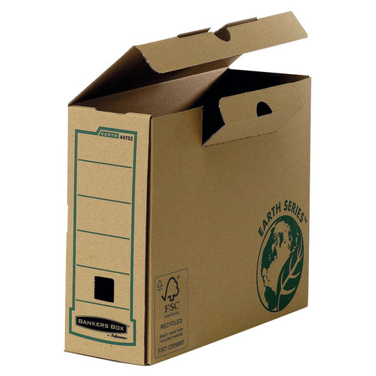 Bankers Box Archivboxen Earth Series braun 10,3 x 31,9 x 25,4 cm | 4470201 | 1 Pack = 20 St.