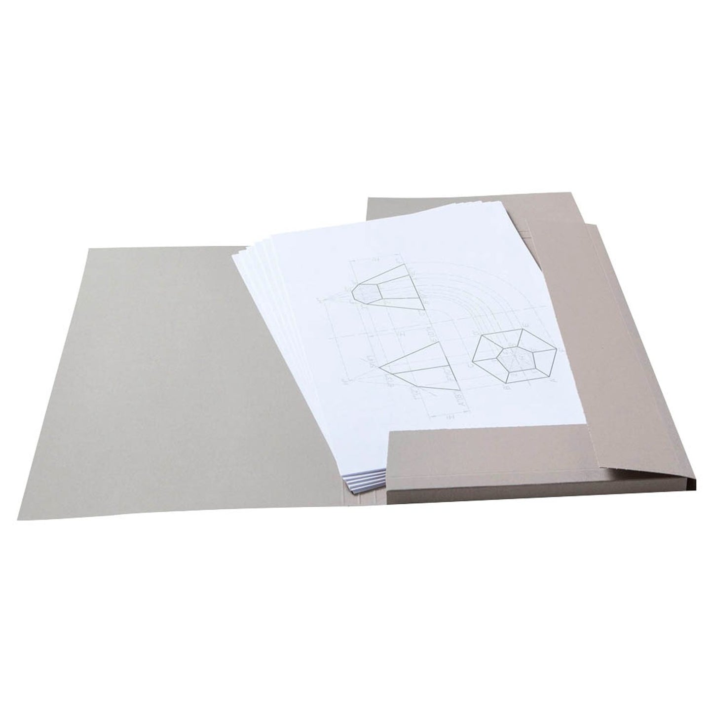 folia Sammelmappe DIN A4 grau | 6902